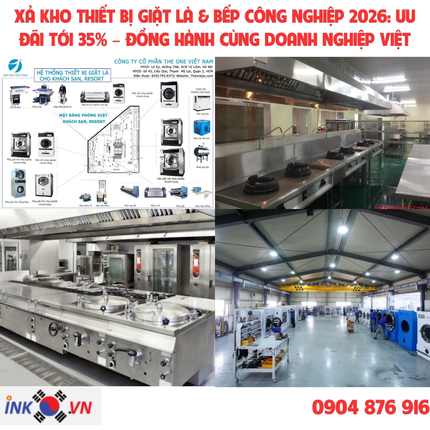 Giam gia thiet bị bep& & giat la